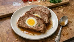 Falscher Hase aus dem Ofen: saftiger Hackbraten mit Ei – Schritt für Schritt