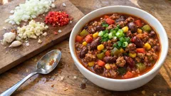 Chili con Carne mit extra Gemüse: herzhaftes One-Pot-Rezept für kalte Tage