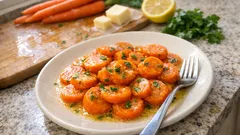 Gedünstete Karotten mit Butter & Zitrone – in 10 Minuten auf dem Tisch